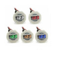 Motorrad Auto Digital LED Voltmeter Wasserdicht Volt Panel Meter Gauge Klar 12V-24V